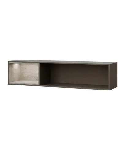 ERE H1832 L horní modul, 2-niky, 390x1800x400, levý, metalická